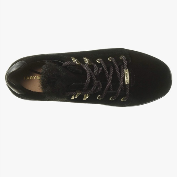 Taryn Rose Georgy Suede and Fur Sneakers - Picture 7 of 12